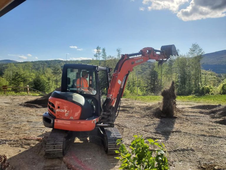 Get a free excavation service quote in the Westin, Killington, Ludlow & Shrewsbury area. Contact our team for estimates on septic, site prep & land clearing.